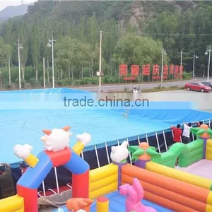 Hot Sale Steel Frame Inflatable Outdoor Swimming Pool thumbnail-5