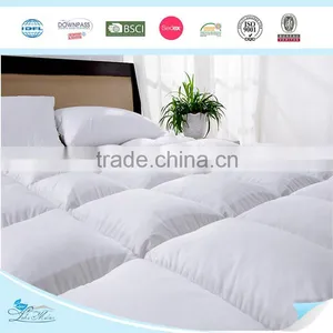 All Season White Duck Down/Feather Mattress Topper thumbnail-2