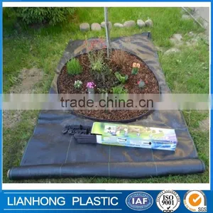 3.2oz Heavy Duty 6.5ft Wide Weed Barrier Fabric Panel, Garden Fabric 3.2 Oz/sq.yd, Woven Weed Control Landscape Fabric Sheeting thumbnail-4