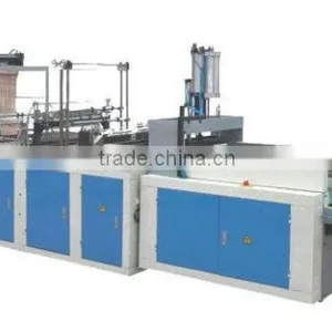 Best Sell High Speed Double Line Hot Sealing Hot Cutting T-shirt Bag Making Machine thumbnail-1