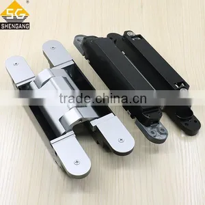 180 Degree Zinc Alloy and Aluminium Alloy Heavy Gate Concealed Hinge for Wooden Doors thumbnail-1