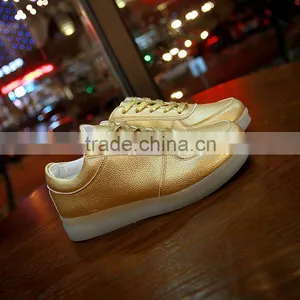 2016 Hot Chaussure Led Novelty New Unise Luminous Shoes Men & Women Fashion USB Recharge Shuffle Girl Elena in Youtube LED Shoes thumbnail-6
