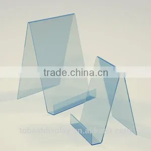 Custom Colors Transparent Beautiful Acrylic Menu Holder, Sign Holder thumbnail-3