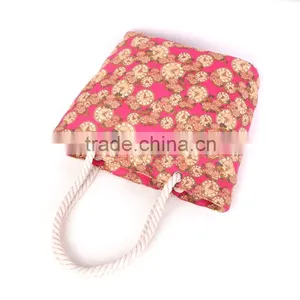 New Design Wholesale Canvas Beach Bag 2016 Tote Bag thumbnail-5