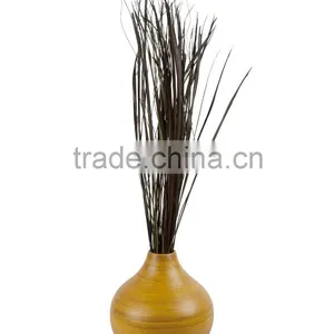 Round Bamboo Flower Vase thumbnail-1