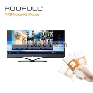 2.4Ghz MX9 Air Mouse With Voice Function For Android TV Box Windows 8 MAC From ROOFULL thumbnail-3