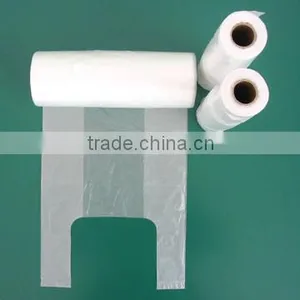 Plastic T-shirt/vest Handle Bag Roll Bag for Garbage thumbnail-1