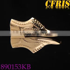 Wholesale Leather Shoes Tie Bar Shoe Tie Clip Quality Choice thumbnail-1
