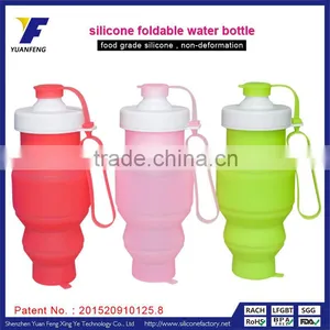 Light Portable Silicone Foldable Water Bottle Sport Products thumbnail-4