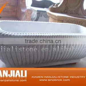 Freestanding Home Decor Egyptian Marble Bath Tub thumbnail-3