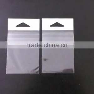 Plastic Resealable Opp Header Bag With Self Adhesive Flap at the Top thumbnail-1