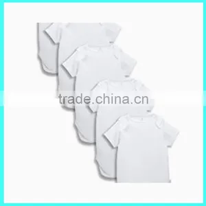 2016 Plain White Cotton Baby Clothes,baby Summer Dresses Soft Baby Cotton Clothes Quality Choice thumbnail-2