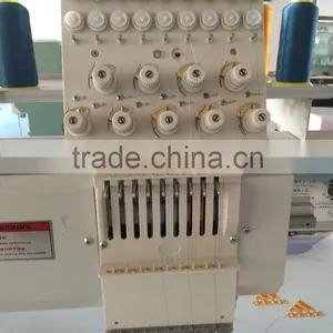 China Guangzhou CNC Computer Flat Garment Cap Hat Sequin Towel Single Two 4 6 Head 6 9 12 Needles Embroidery Machine Price Quality Choice thumbnail-4