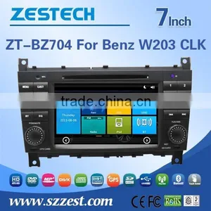 High Performance Dual-core In-dash Car Audio Dvd for BENZ W203 CLK With Rear View Camera GPS BT Phonebook TV Radio thumbnail-1