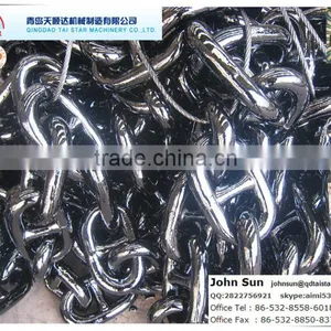 China Factory Ship Heavy Stud Link Grade 3 Boat Used Anchor Chain for Ship thumbnail-1