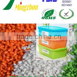 Polyolefin Plastic Granule Houseware Color Masterbatch For PP PE PS HIPS ABS AS thumbnail-1