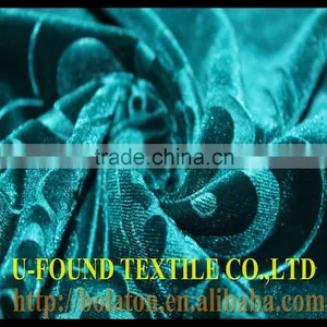 95% POLYESTER 5% SPANDEX KS 3D EMBOSS VELVET UPHOLSTERY OLIVE GREEN VELVET FABRIC thumbnail-4