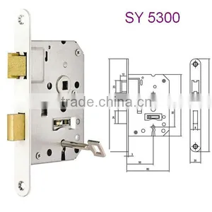 5300 Lock and Key Latch With Key Lock Door Handle Lock thumbnail-1