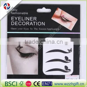 Temporary Tattoo Eye Shadow Eye Liner Sticker for Body Smoky Eyes Eyebrow Makeup Sticker Body Art thumbnail-2