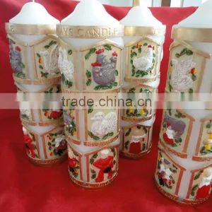 Pillar Candle / Chuch Candle / Craft Candle / Art Candle thumbnail-1