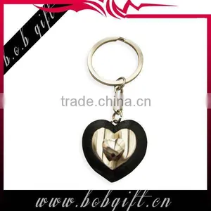 Beautiful Zinc Alloy Heart Keychain/ Metal Heart Keyring thumbnail-1