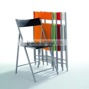 New Metal Frame Plastic Folding Chair thumbnail-1