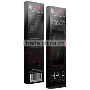Custom High Quality Paper Hair Boxes Extension Packaging Box And Bag thumbnail-5