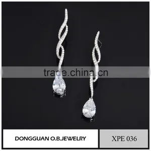 Fashion Imitation Jewellery/brass Earring Jewelry Hanging Stud Earrings thumbnail-4