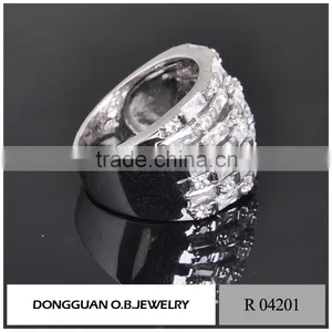 Silver Jewelry Engagement Ring Ally Express Cheap Wholesale Ring thumbnail-3