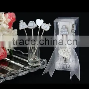Sunvary Stainless Steel Fruit Fork Gifts Set for Wedding Party Favors thumbnail-1