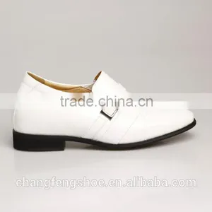 Latest Model Men White Dress Shoes Genuine Leather Wedding Shoes thumbnail-2