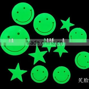 Smile Face Glow in Dark Sticker thumbnail-1