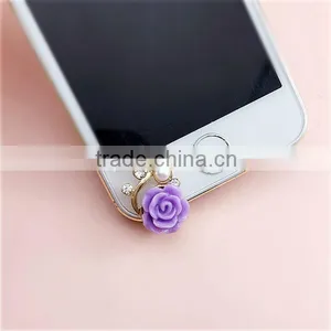 Custom Hot Sell New Products Buttom Dust Plug for Mobile Phone Decoration thumbnail-1