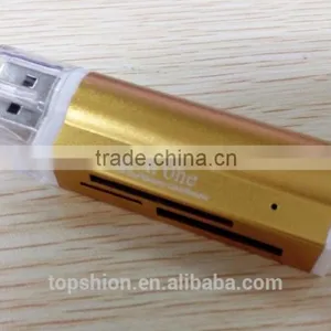 Promotional Products Metal Aluminum Card Reader, Smart Card Reader, All in One Usb Card Reader thumbnail-1