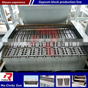 Small Manual Gypsum Block Making Machine/solid and Hollow Gypsum Block Production Machine thumbnail-3