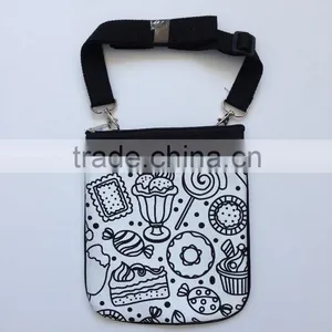 New Fashion Small Teens Sling Bag With 4pcs Markers-DIY Drawing Sling Bag thumbnail-2