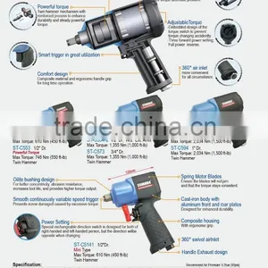 Mini Composite 1/2" Air Impact Wrench thumbnail-2