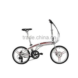 20" Aliumium Alloy Superlight Cheap Folding Bicycle for Wholesale Made in China thumbnail-5