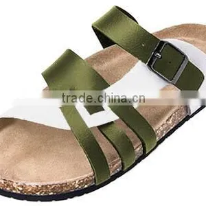 New Design Slippers,hot Sale Slippers, PU Cork Sole Slippers thumbnail-5