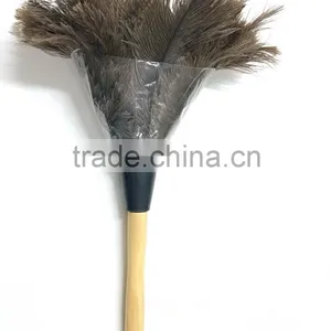 Ostrich Feather Wooden Handle Duster thumbnail-1