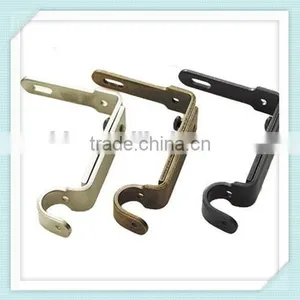 Extendable Metal Iron Curtain Rod Bracket For Window Decoration thumbnail-5