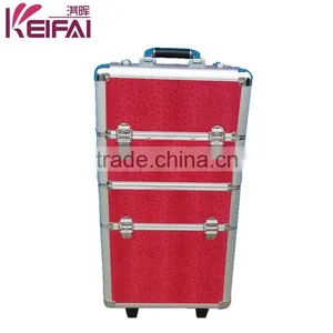 Keifai Customizable Multi-Functional Jewelry Trolley Case With Wheel thumbnail-5