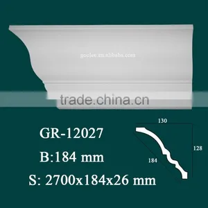 High Quality Decoration Polyurehtane Cornice Moulding for Construction thumbnail-1