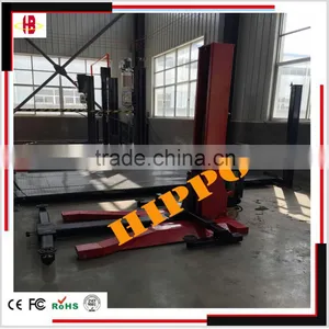2500kgs 1950mm Manual Single Post Car Lift thumbnail-1