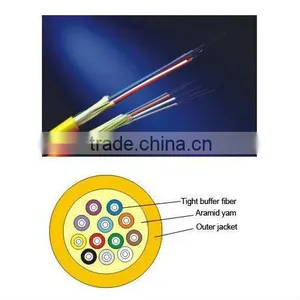 12 Core Professional Manufacturer Single Mode Fiber Optic Cable for Communication Network Connect thumbnail-1