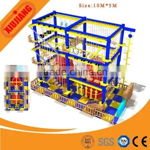 Indoor Jungle Gym Playground, Attractive Kids Obstacle Course Equipment thumbnail-3