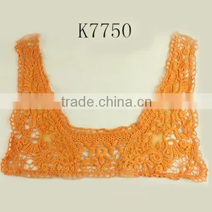 China Wholesale 100% Cotton Embroidered Crochet Lace Collar for Garment thumbnail-1