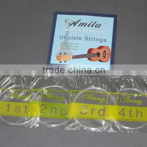 Amola Ukulele Strings Soprano Concert Tenor 21" 23" 26" Ukulele Strings (Paper Box Pack,Black White Clear Choose) thumbnail-3