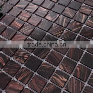 SMH06 Kitchen Wall Tiling Beautiful Mosaic Patterns Gold Line Wall Mosaic thumbnail-4