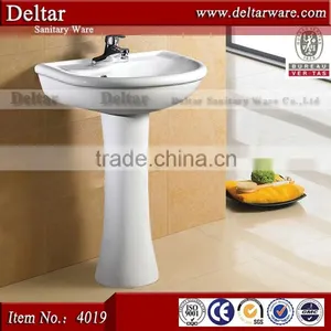 Chaozhou Porcelain Basin With Floor, Wash Basin With Stand for Sale, Basin Pedestal in Top Quality thumbnail-4